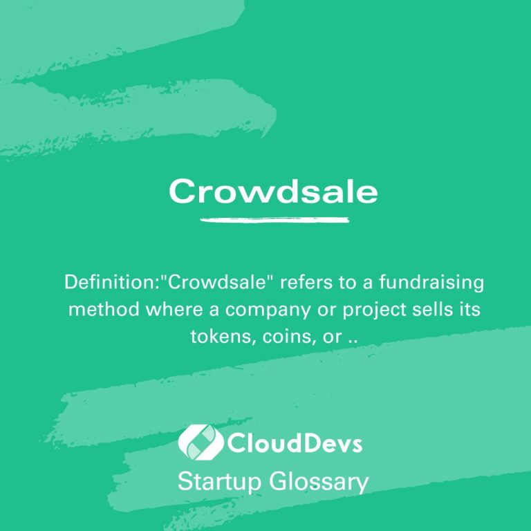 Crowdsale
