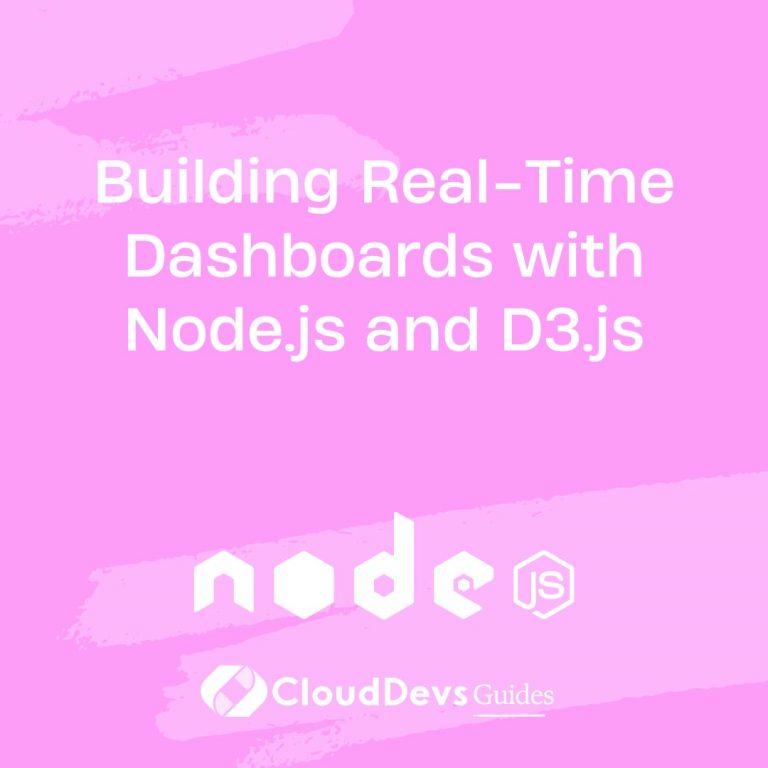 Building Real-Time Dashboards with Node.js and D3.js