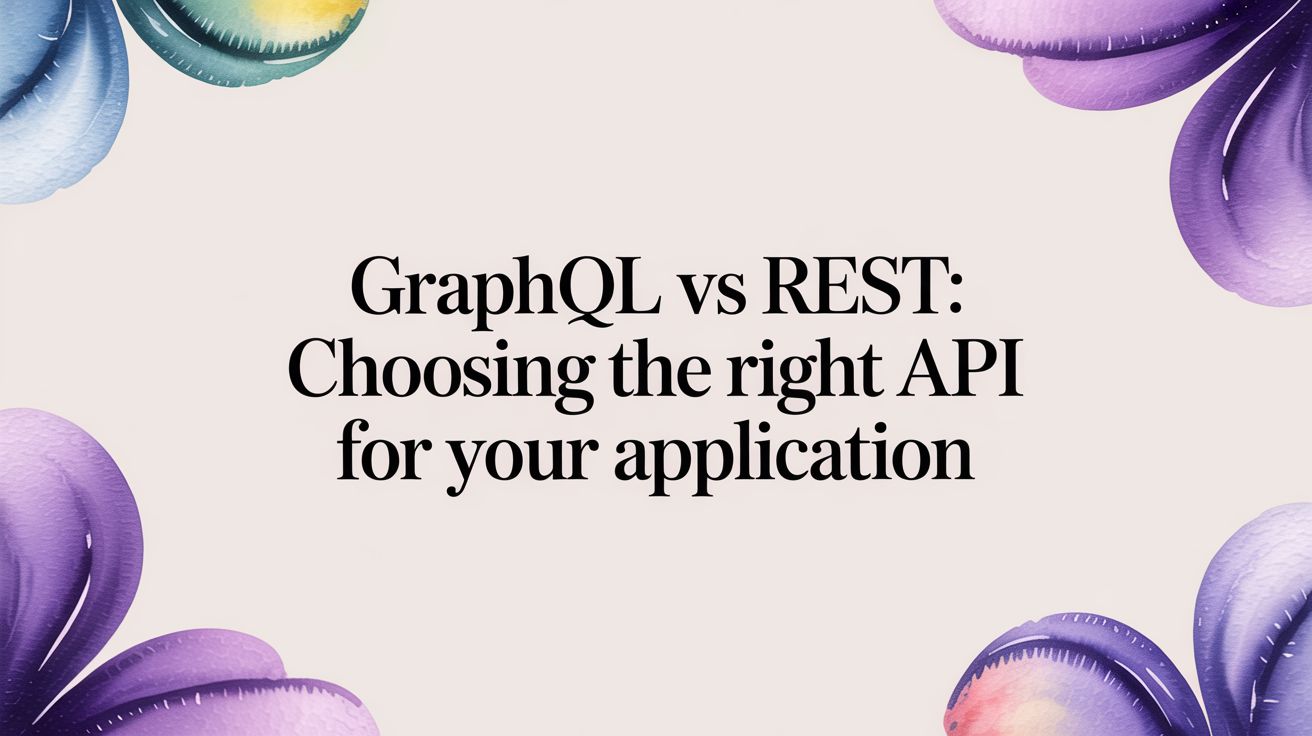GraphQL vs REST Choosing the Right API for Your Application